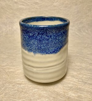 Theetas blauw wit  2 - Tea cup blue white 2.