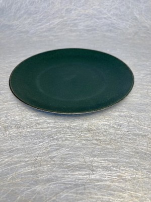 Bordje donker groen/Small plate dark green.