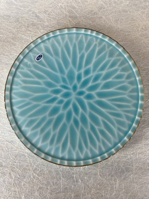 Schaal bleek blauw S/Plate light blue S.