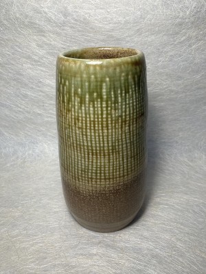 Vaas green brown - Vase green brown.