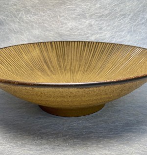 Noodel kom Earth geel - Noodle bowl Earth yellow.