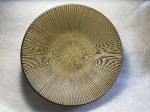 Schaal - plate earth zand L.