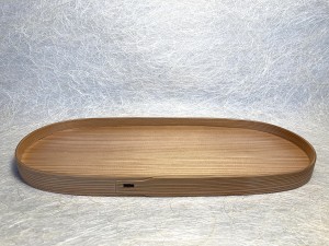 Schaal bamboe ovaal klein.