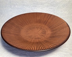 Schaal/bord earth roest L.